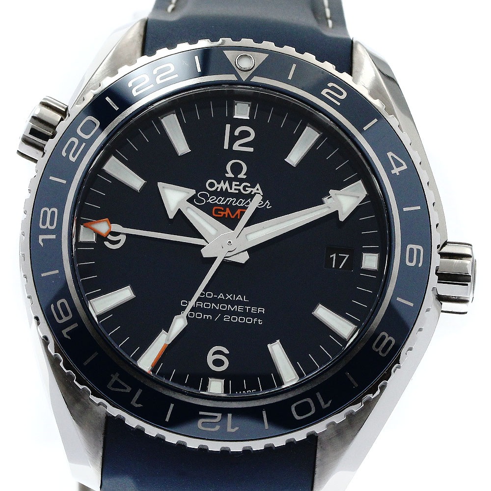 オメガ OMEGA 232.92.44.22.03.001 シーマスター プラネットオーシャン600M GMT 自動巻き メンズ 保証書付き_869009【中古】 314,190円