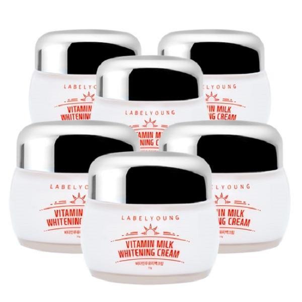 ショッキングビタミン牛乳美白クリーム 55g 6個