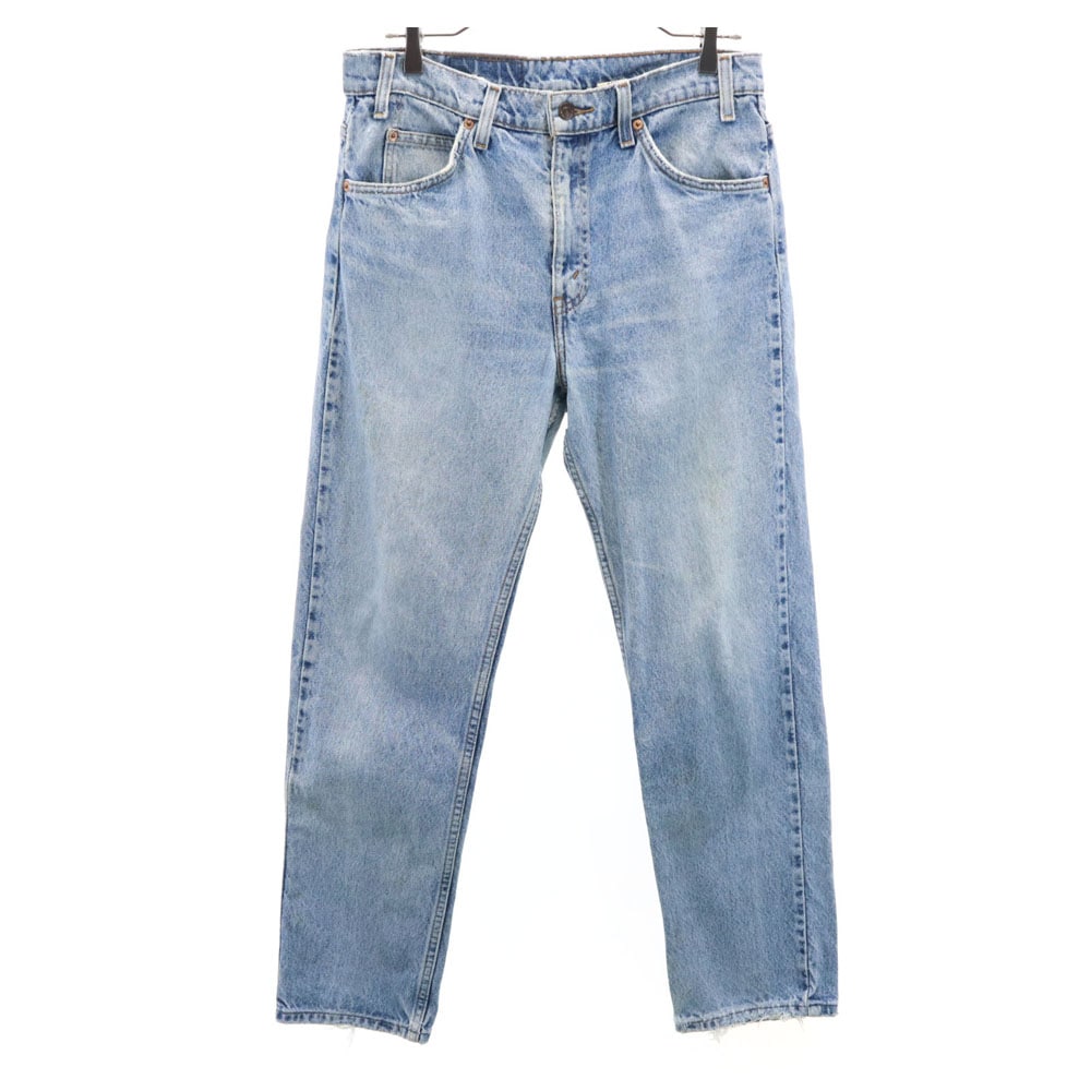 90s 505 ストレートデニムパンツ W33 ブルー ジーンズ REGULAR FIT メンズ