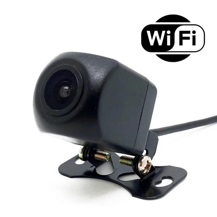 スマホ連動WI-Fiバックカメラ ワイヤレスバックカメラ 720P iOS/Android対応 アプリで映像確認 高画質CMOS 映像配線不要 防水等級IP66 DC12V専用 Y10NEW