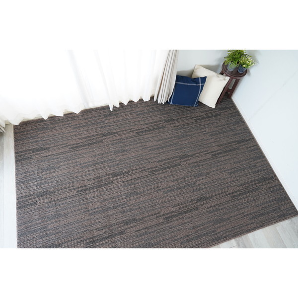 スミノエ 13278886 ピースカーペット ヴィラ 江戸間3帖 ブラウン メーカー直送