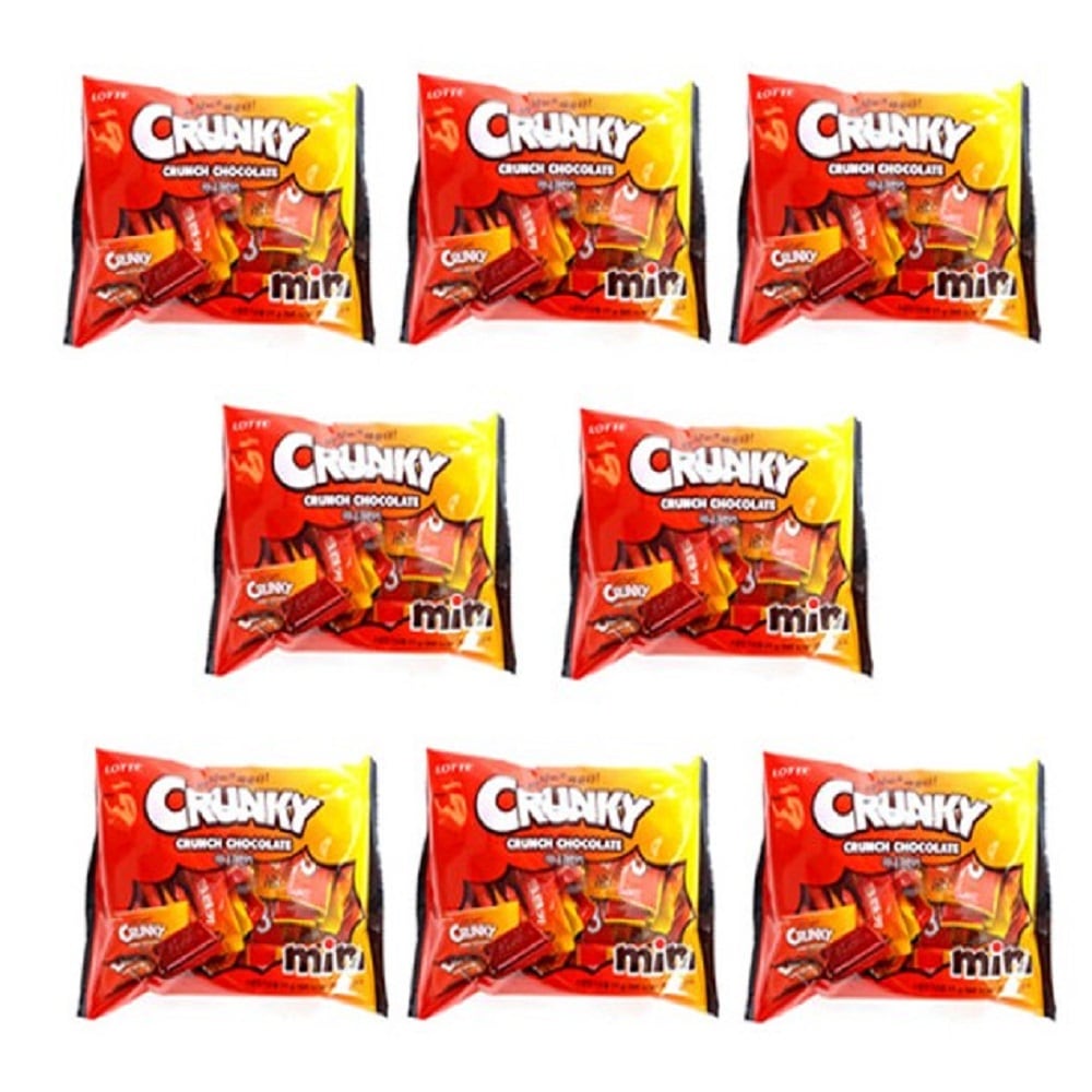 韓国-K MEAL-ミニガーナクランキー 171g X 8袋 おやつ 個包装 甘くてサクサク 気分転換 デザート-K FOOD渡韓ごっこ