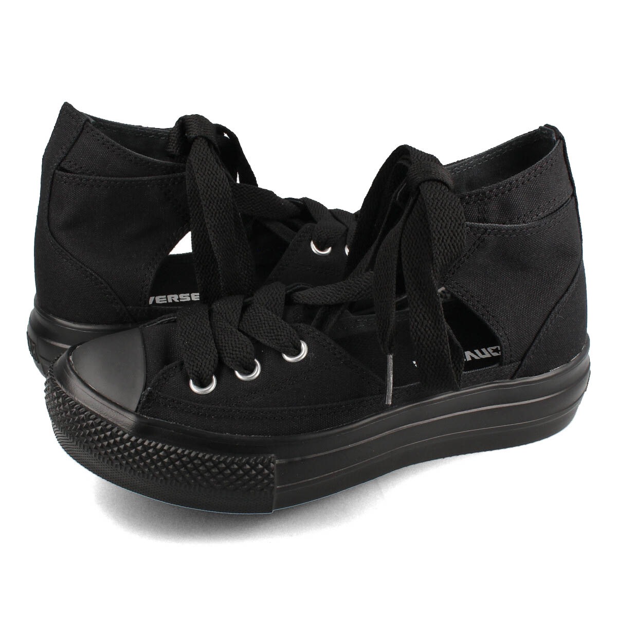 CONVERSE ALL STAR LIGHT PLTS GHILLIE HI BLACKMONOCHROME