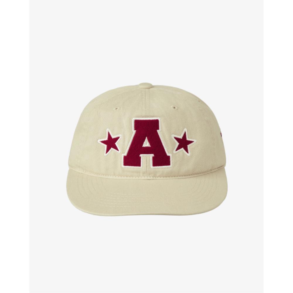 AEAE WASHED CAPITAL LOGO CAP ECRU AE45SUCA001ECR