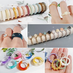 韓国の最新流行リング アップデート / 新商品入荷 / Formica_アクリル/ レイヤード