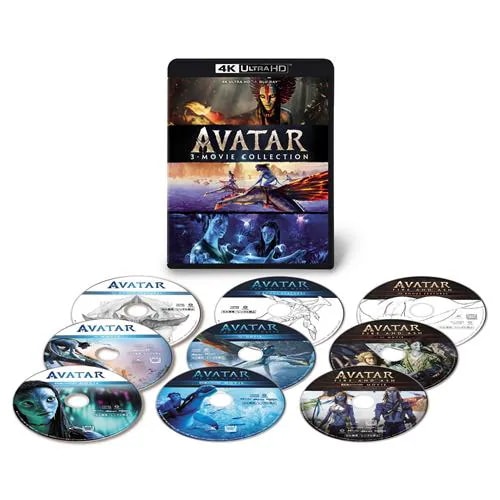 【4K ULTRA HD】アバター：4K UHD 3ムービー・コレクション [4K UHD + ブルーレイ／9枚組](4K ULTRA HD+ブルーレイ)