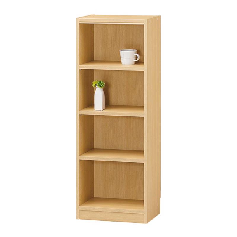 白井産業 組み合わせ自由なフリーラック シェルフ 本棚 豊富なサイズバリエーションでどんな部屋にも合わせやすい 棚板耐荷重10kg ナチュラルブラウン 幅44 高さ120 奥行29cm TNL-124