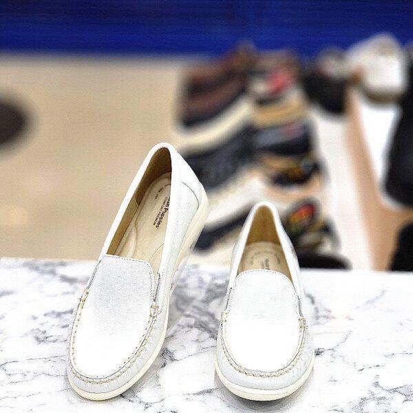 女性コンフォートカジュアルローファーパンプス3FN452