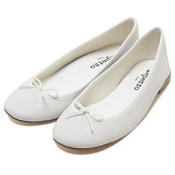バレエシューズ フラットシューズ バレリーナ ホワイト レディース REPETTO V086VE 050バレエシューズ