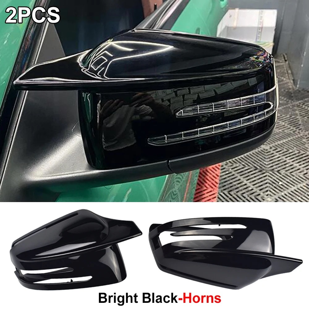 2個セット カーボン調 ドアミラーカバー メルセデスベンツ W176 W246 W204 W212 W221 C117 X204 X156 対応 輸入品