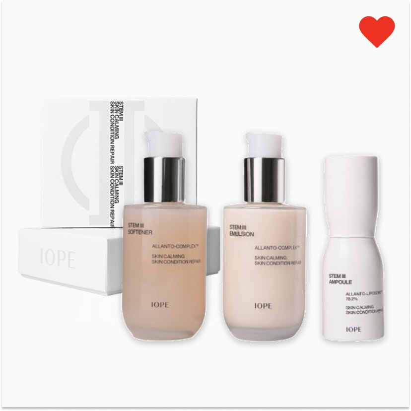 ステム3スキンケア3種セット/ 韓国コスメセット(トナー,エッセンス,アンプル)