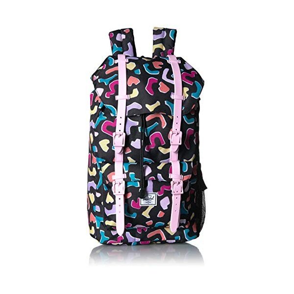 Herschel Kids Little America Laptop Backpack， Fiesta/Pink Lady， Youth 18.0L 並行輸入品
