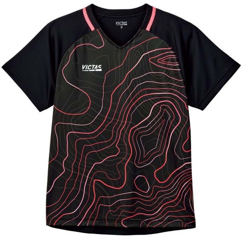 victas(ヴィクタス) トポグラフィーゲームシャツ タッキュウゲームシャツ (612401-7000)