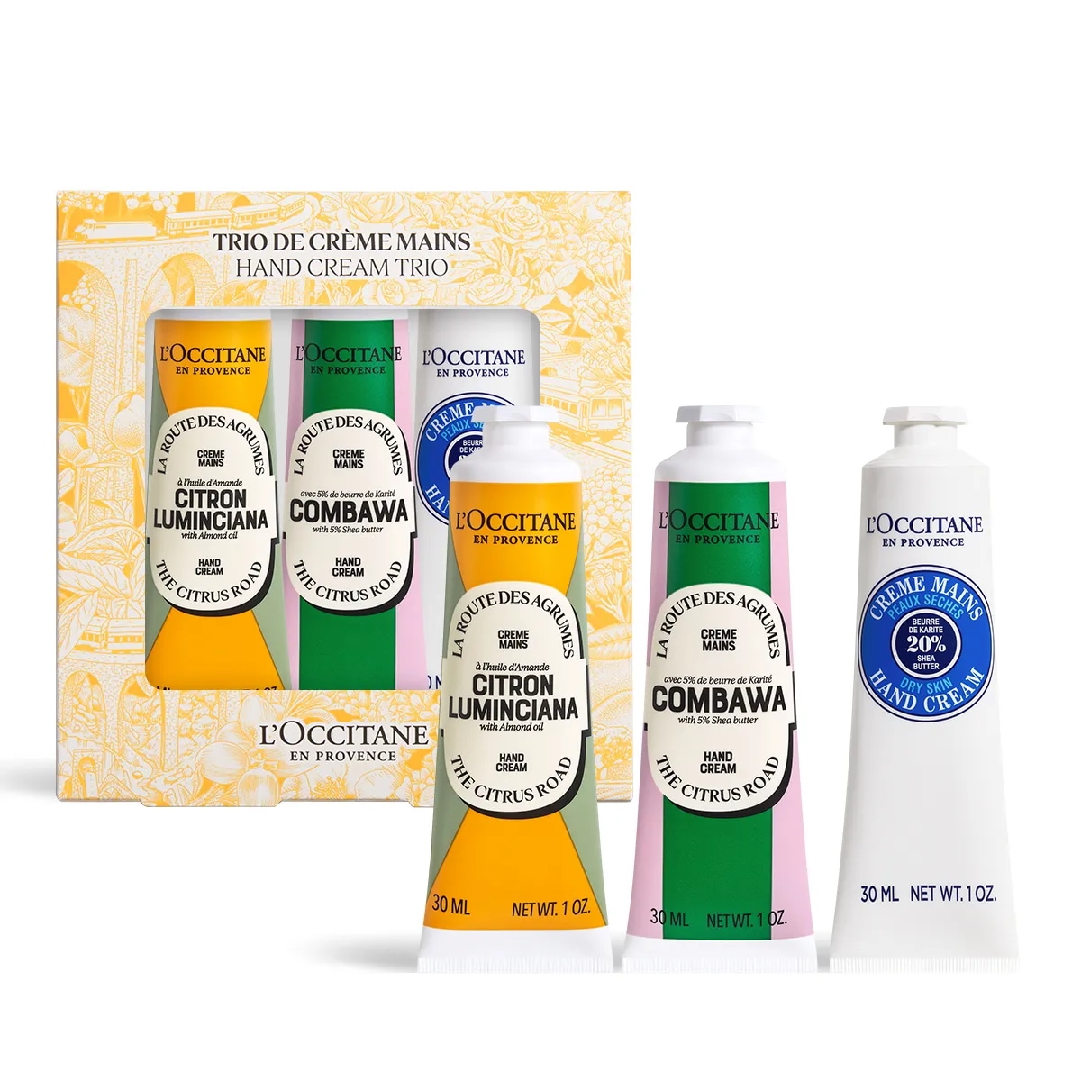 [ギフト] 2024 ホリデー ハンドクリーム トリオ (コンバワ,シトロン,クラシックシア)