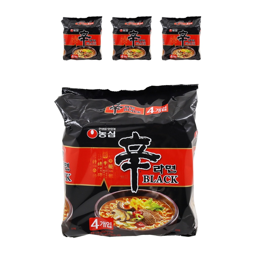 ノンシムシンラーメンブラック4個