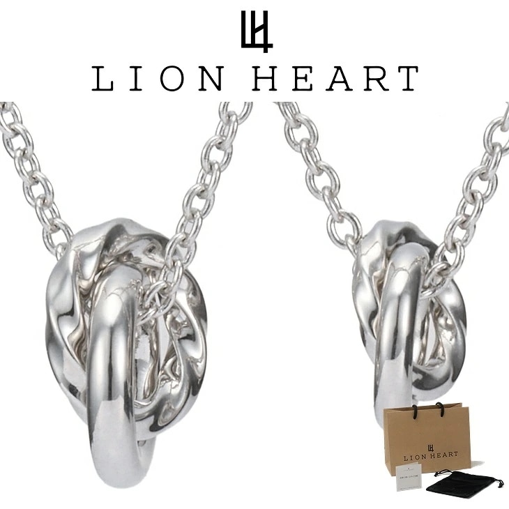 ネックレス メンズ レディース ツイスト ダブルリング ペアネックレス LH for Gift SV925 LH-1NE365 【ネコポス】