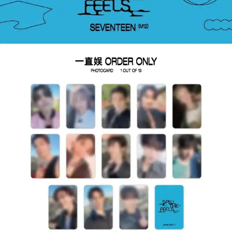 SEVENTEEN 12th Mini SPILL 中華　一直娯LUCKY DRAW2.0 ラキドロ2.0　現品メンバー選択