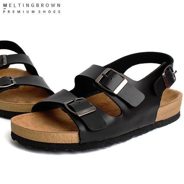 水遊び革サンダル メンズ革サンダル メンズ夏サンダル SK23