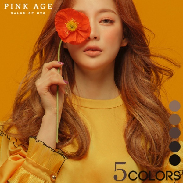 ウィッグ オープン ハーフウィッグムービングパーマミディアム ロング ウェーブWIG