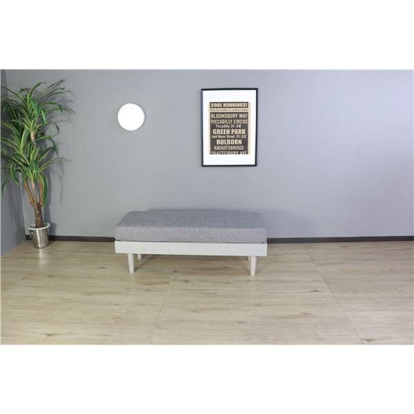 ベンチチェア 約幅120cm グレー 木製 LDK コンパクト ベンチ インテリア家具 リビング家具 ダイニング家具 組立品 15,330円