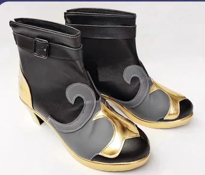 コスチューム 仮装 コスプレ靴 Neuvillette cos靴 道具小物 ブーツ シューズ 原神 げんしん ヌヴィレット Ｇenshin 変装30％パーティーイベント用品コスプレ変装