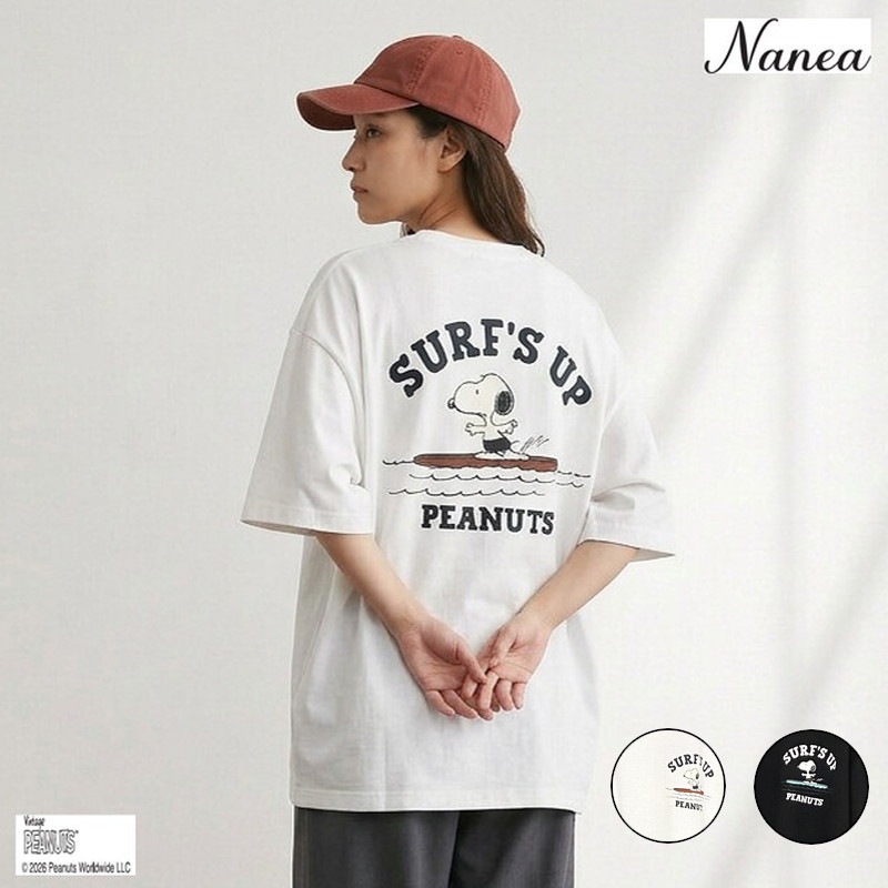 PEANUTS スヌーピー サーフスヌーピー Tee Tシャツ レディース メンズ ユニセックス 半袖 プレゼント ギフト