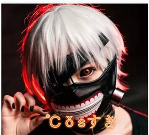 【新品開催 】東京喰種トーキョーグール　金木研 カネキ　仮面 コスプレ道具　コスプレ小物 5,361円