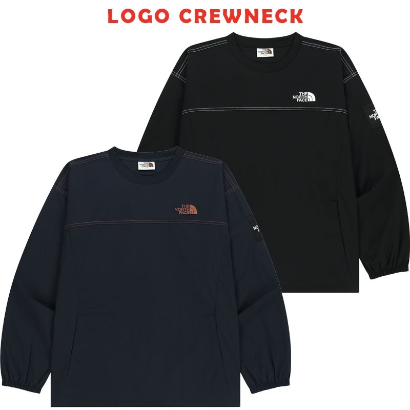 韓国正規品保証 関税負担なしNM5MR53J LOGO CREW NECK デイリー 基本 着装 男子 女子 人気 韓国 ファッション 男女共用 アウトドア