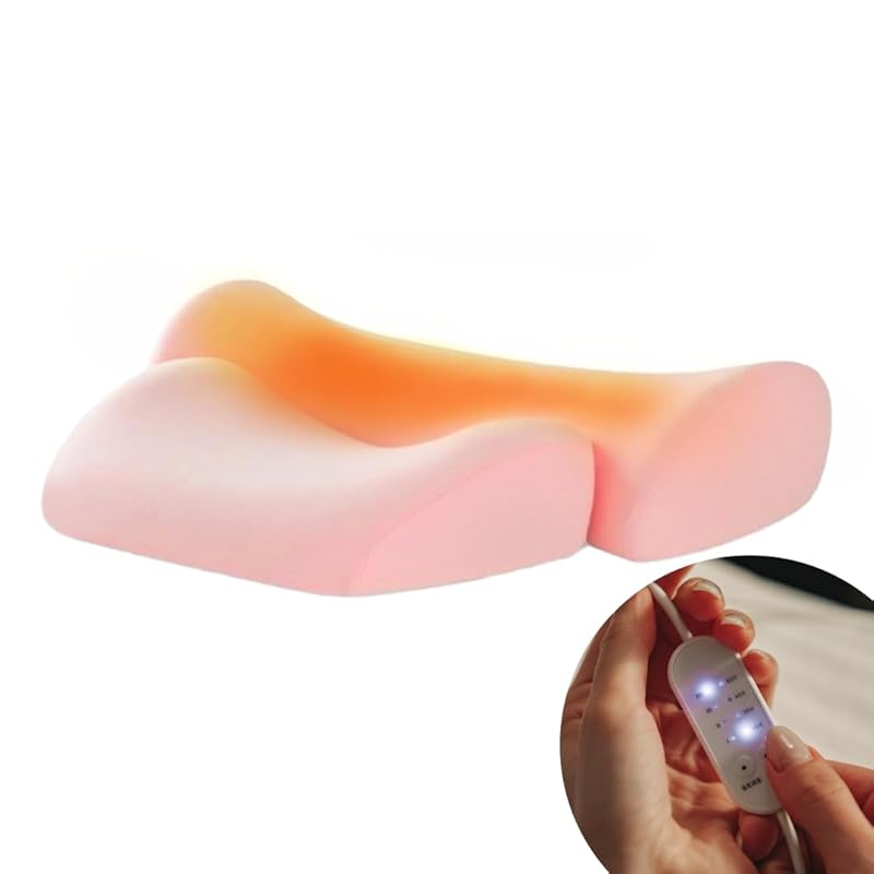 [CALQS ホッとする枕(ベーシック) ライトピンク] 枕 ピロー 首 肩 温まる 温める ほっと 暖かい ホット 母の日 父の日 ギフト 冷え性 安心 寒い 冬 快眠 安眠 温め グッズ 寝具 低