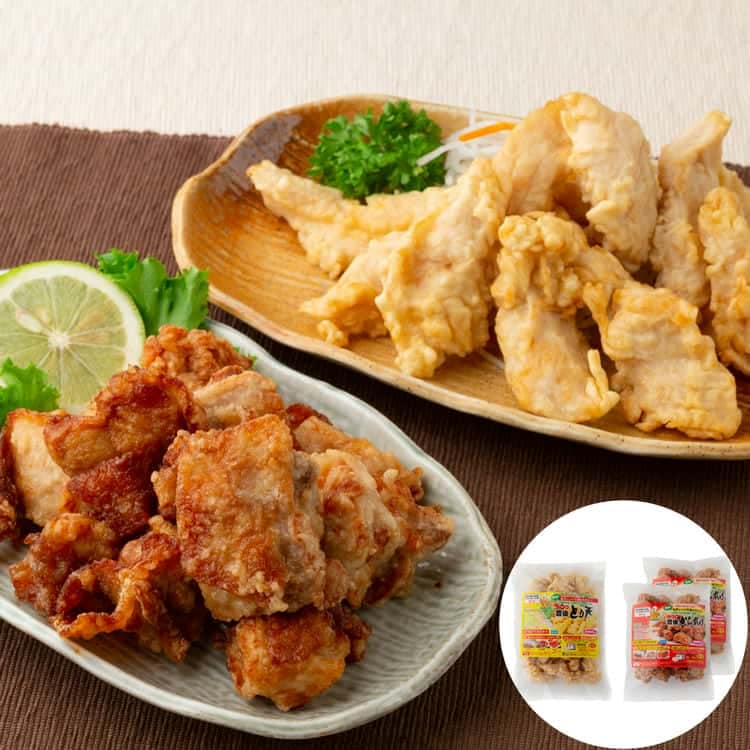 大分名物 豊後 とり天&唐揚げセット (とり天500g 唐揚げ300g2) 離島は配送不可 4080003 お歳暮 お中元 お土産 ご進物 ギフト 贈り物に最適