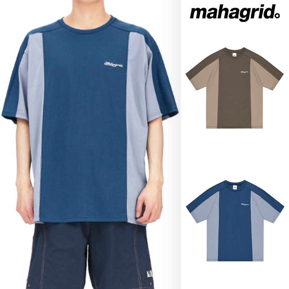 [mahagrid] BLOCK SECTION TEETシャツ・カットソー