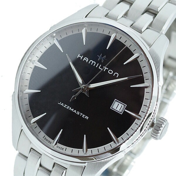 ハミルトンハミルトン HAMILTON 腕時計 メンズ H32451131 ジャズマスター JAZZMASTER クォーツ ブラック シルバー