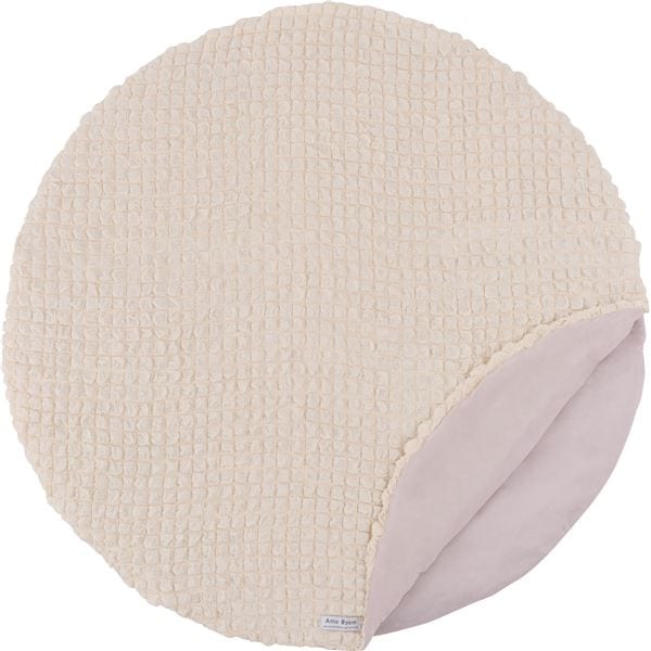 冷感ラウンドサンドクッション アイボリー 約W100xD100cm