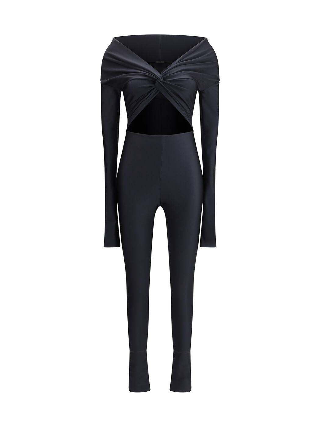 T170145ATJP062 BLACK ブラック 春夏2025 オールインワン レディース ia