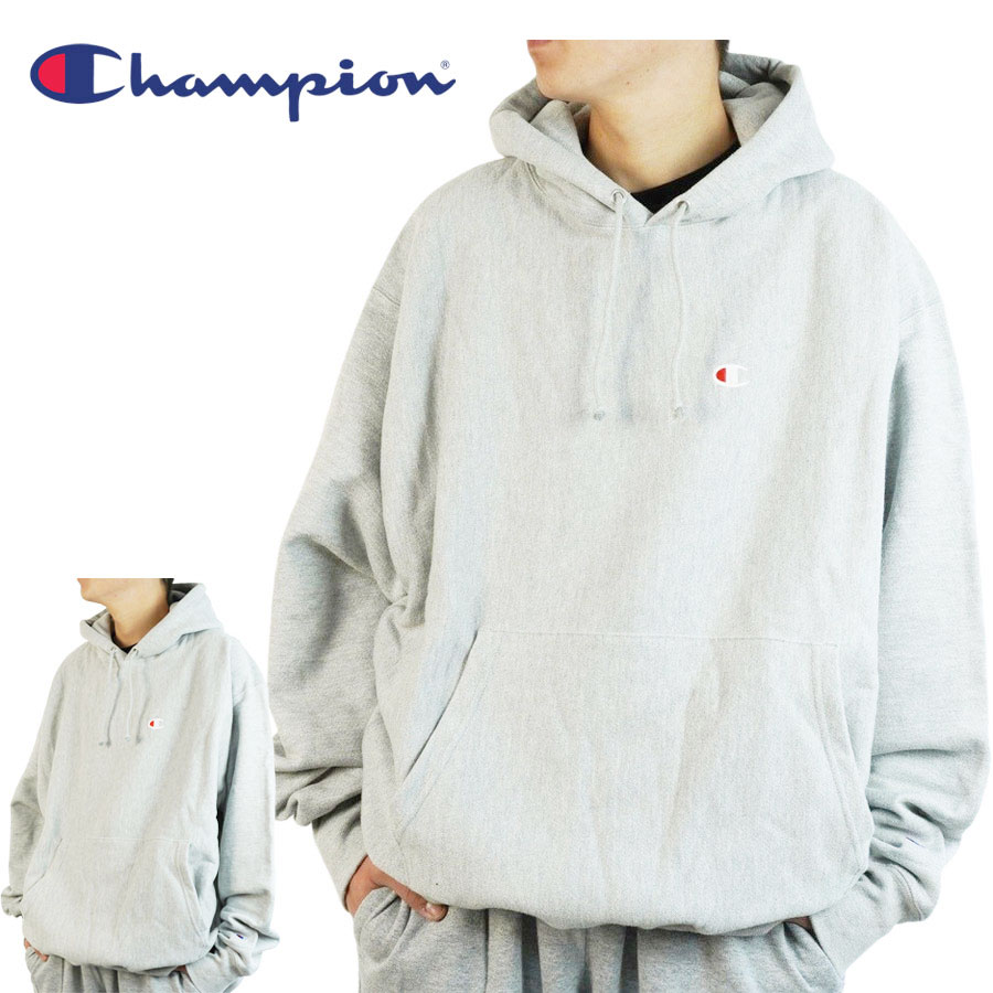 チャンピオン CHAMPIONメンズ パーカーS101 RW PULLOVER HOODIEプルオーバー フーディOXFORD GREY(オックスフォードグレー