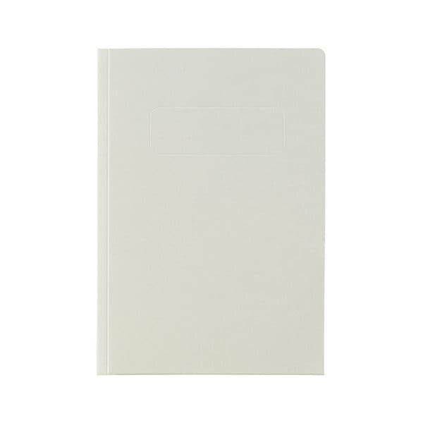 (まとめ) ライオン事務器カラーポケットホルダー(紙製) 2つ折りタイプA5(見開きA4判) グレー PH-52C 1冊 (×50セット)