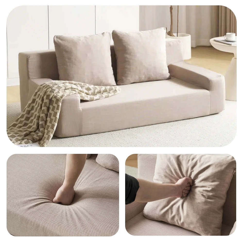 3342人掛けソファベッド フロアソファ コンパクト ローソファ こたつ用 ソファー 1人暮らし マルチに使える クッション付き 座椅子 1人掛け 完成品 運びに便利だ 軽いソファー 圧縮梱包 高反発