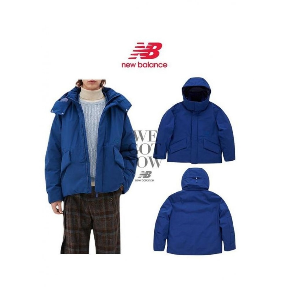 ニューバランス 男女共用 ケイヴ グース ジャケット ロイヤルブルー