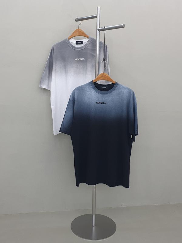 nwフキグラデーションチェーン半팔Tシャツ