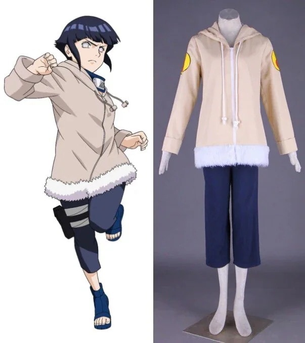 ナルト 少年 日向ヒナタ コスプレ衣装 コスチューム期間限定30％