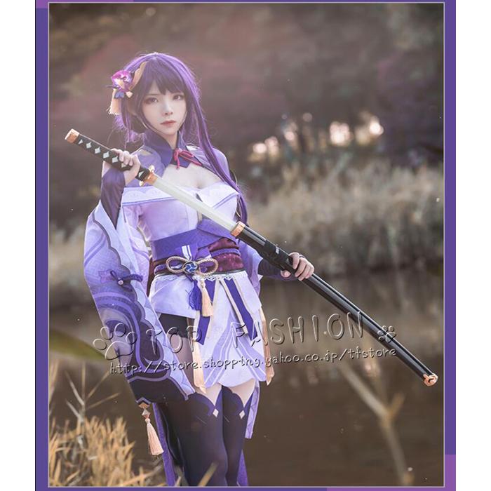 原神project（げんしん）Genshin Impact 雷神バアル 雷電将軍 コスプレ 衣装 高品質フルセット豪華版 cosplay 演出服 学園祭仮装 舞台装394
