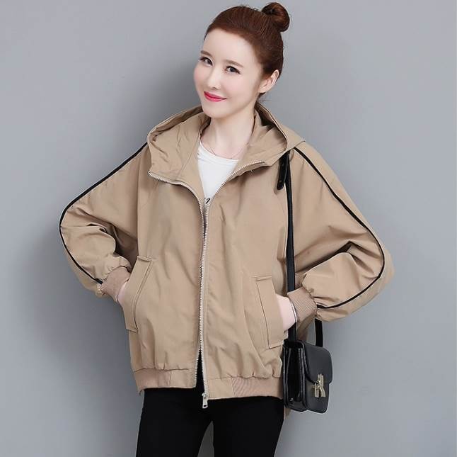 アウター ジャケット シャンパー 袖あり 長袖 フード付き かわいい 大人可愛い きれいめ シンプル