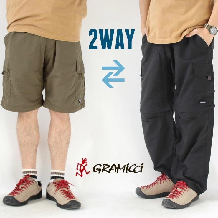 グラミチ パンツ メンズ GRAMICCI コンバーチブルマイクロリップストップパンツ G3SM-P071 春 夏 春夏 Mサイズ Lサイズ XLサイ 大阪 取り扱い店 【返品交換不可】