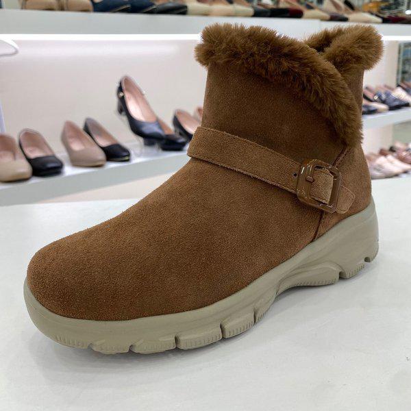 女性用 快適 防寒 ショート アンクルブーツ YACWSB623CA HSIY2A GN