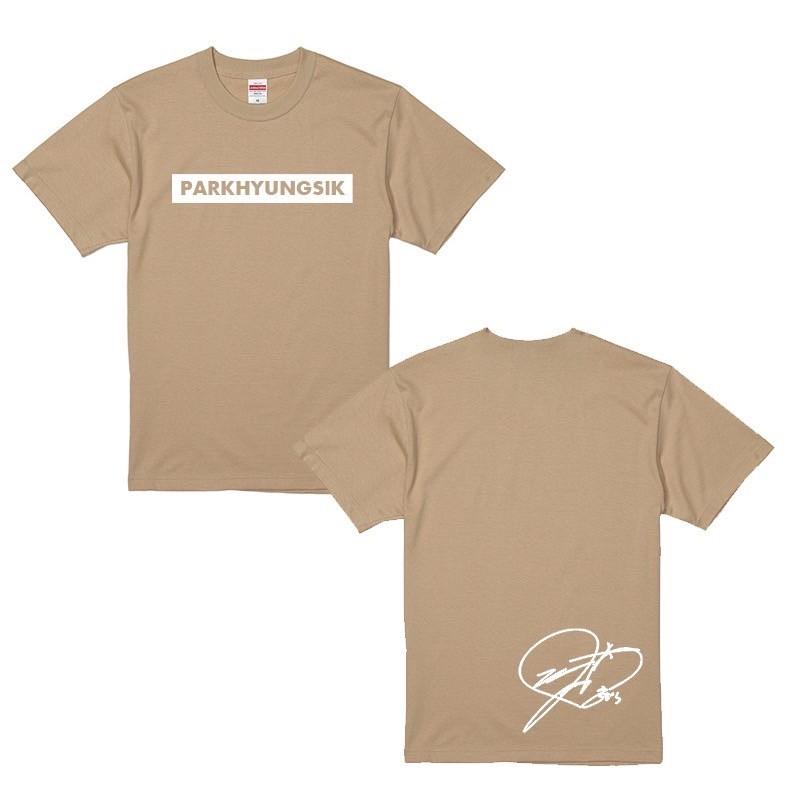 Qoo10] パクヒョンシク Tシャツ 男女兼用 綿1