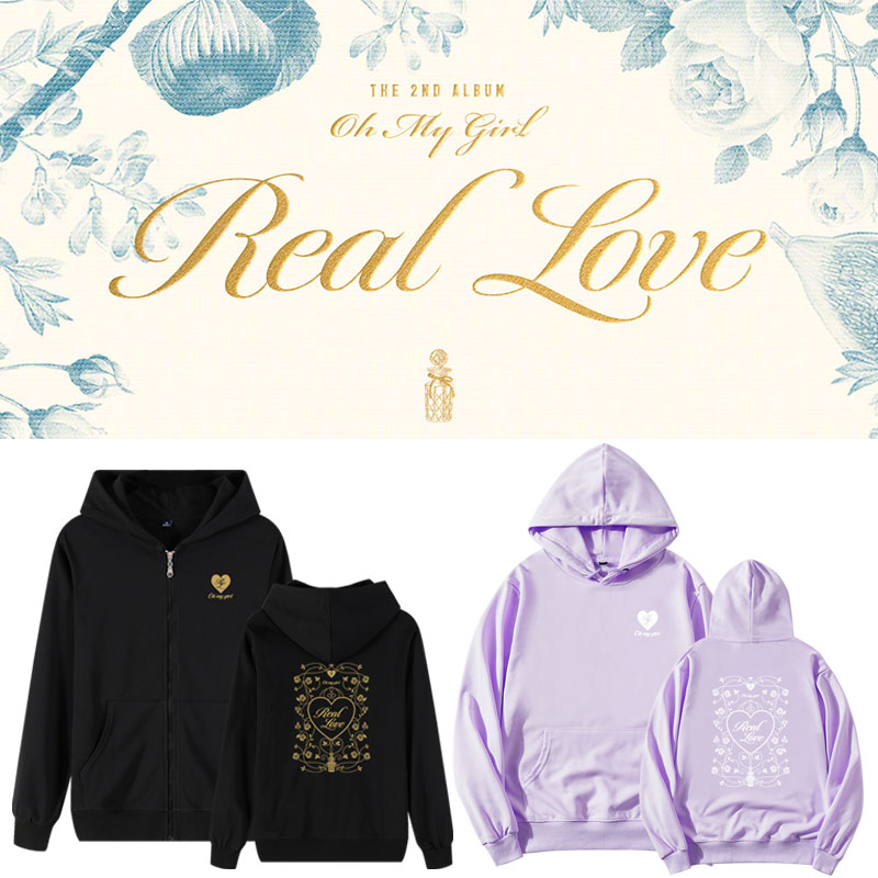 oh My Girl アルバムプリントトレーナープラス裏毛薄手春