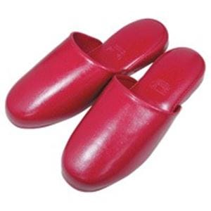 （まとめ）ニッポンスリッパ スリッパ 348555RE アニリンプラット M (×8セット)