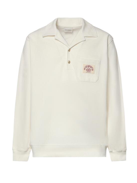 DROLE DE MONSIEUR Men Polo Shirts KPL166CO264 OW OFF WHITE