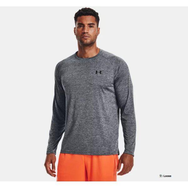 メンズ長袖Tシャツ 1328496-012 Tech テック 長袖 機能性 ヘルス ランニング トレーニング ランニング Tシャツ STS