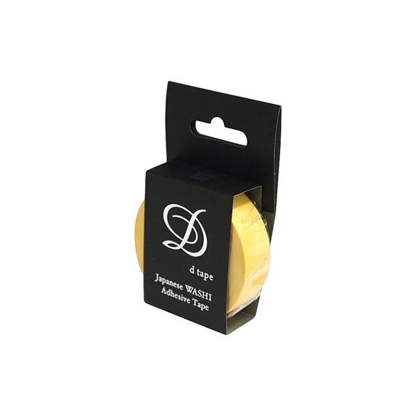 (業務用セット) 和紙マスキングテープD tape／プレーン／15MM／イエロー DT15-PLAIN-Y(×20セット)